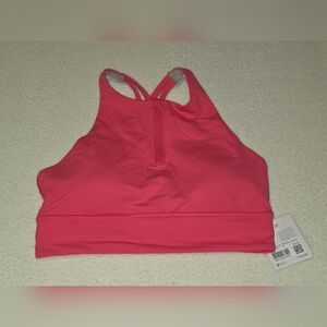 lululemon athletica Hot Pink Racerback Sports Bra